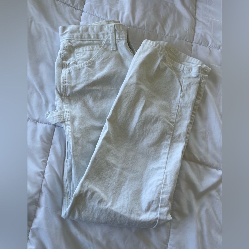 dickies white painter cargo pants